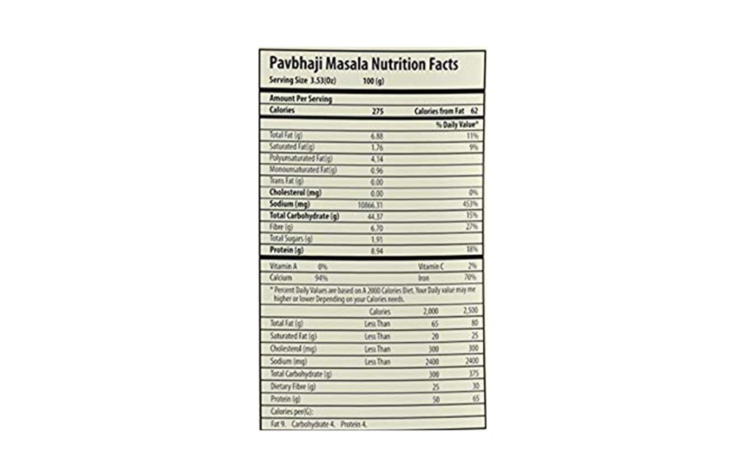 Masala Garden Pav Bhaji    Pack  50 grams